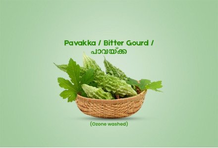 Pavakka / Bitter Gourd / പാവയ്ക്ക - 500gm Pack ( Ozone Washed)